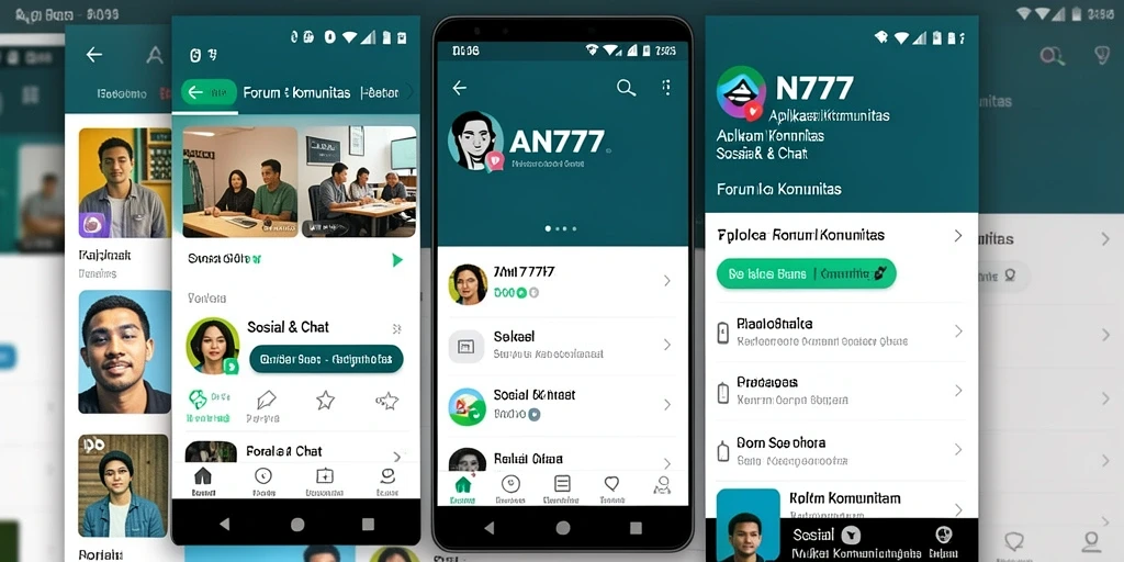 Tampilan antarmuka AN777 yang ramah pengguna dan interaktif.