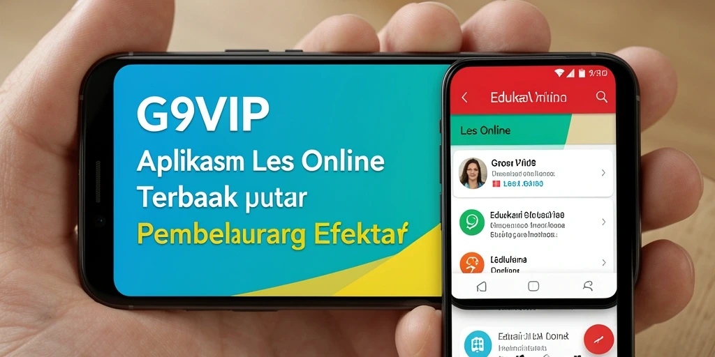 Antarmuka aplikasi G9VIP yang intuitif dan ramah pengguna.