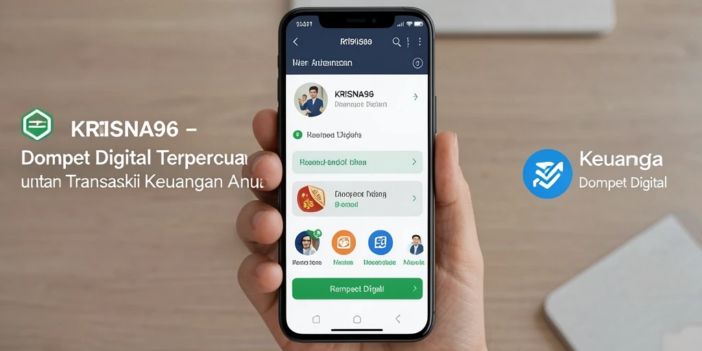 Screenshot antarmuka KRISNA96 yang menampilkan fungsi Dompet Digital.