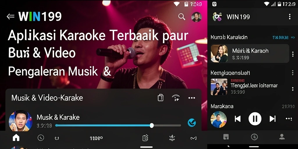 Antarmuka ramah pengguna WIN199 untuk pengalaman karaoke yang menyenangkan.