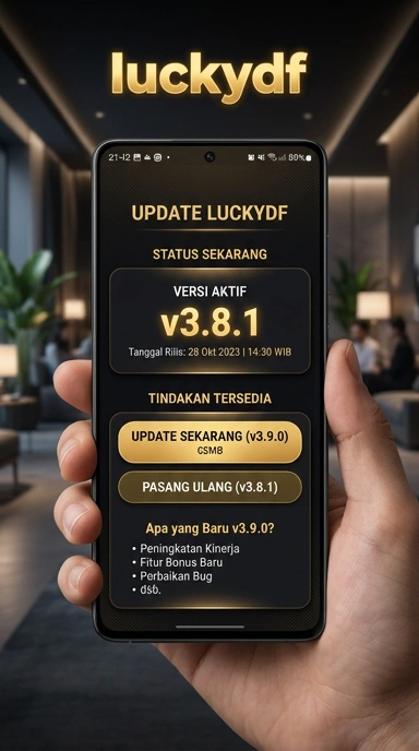 Tampilan riwayat versi luckydf